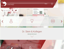 Tablet Screenshot of praxisklinik-dr-stein.de